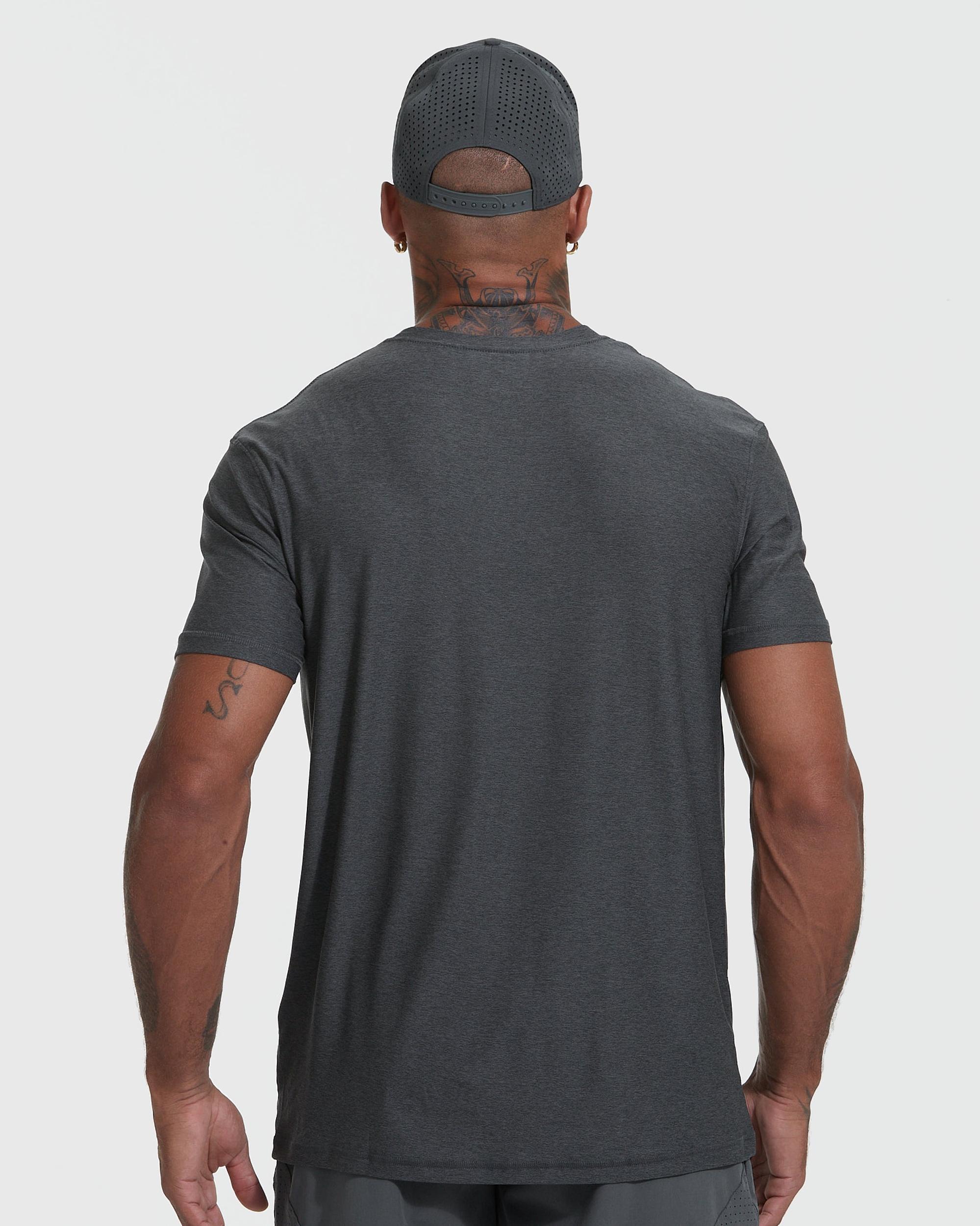 The Heather Color Active Crew Neck T-Shirt 3-Pack Product Image