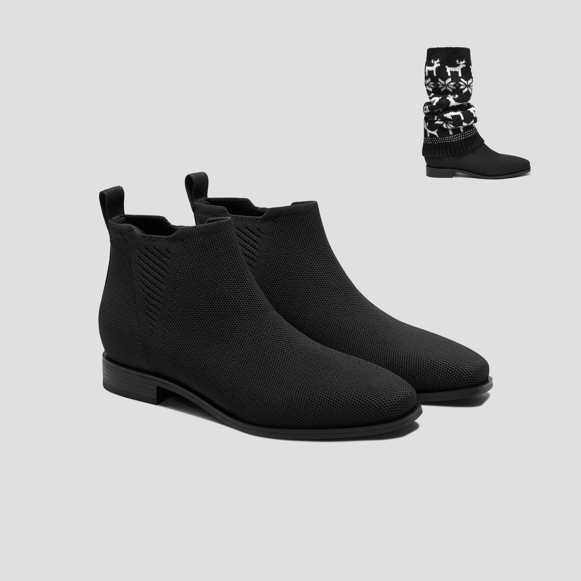 Slip-On Square-Toe Ankle Chelsea Boots (Ryan Slip-On) Product Image