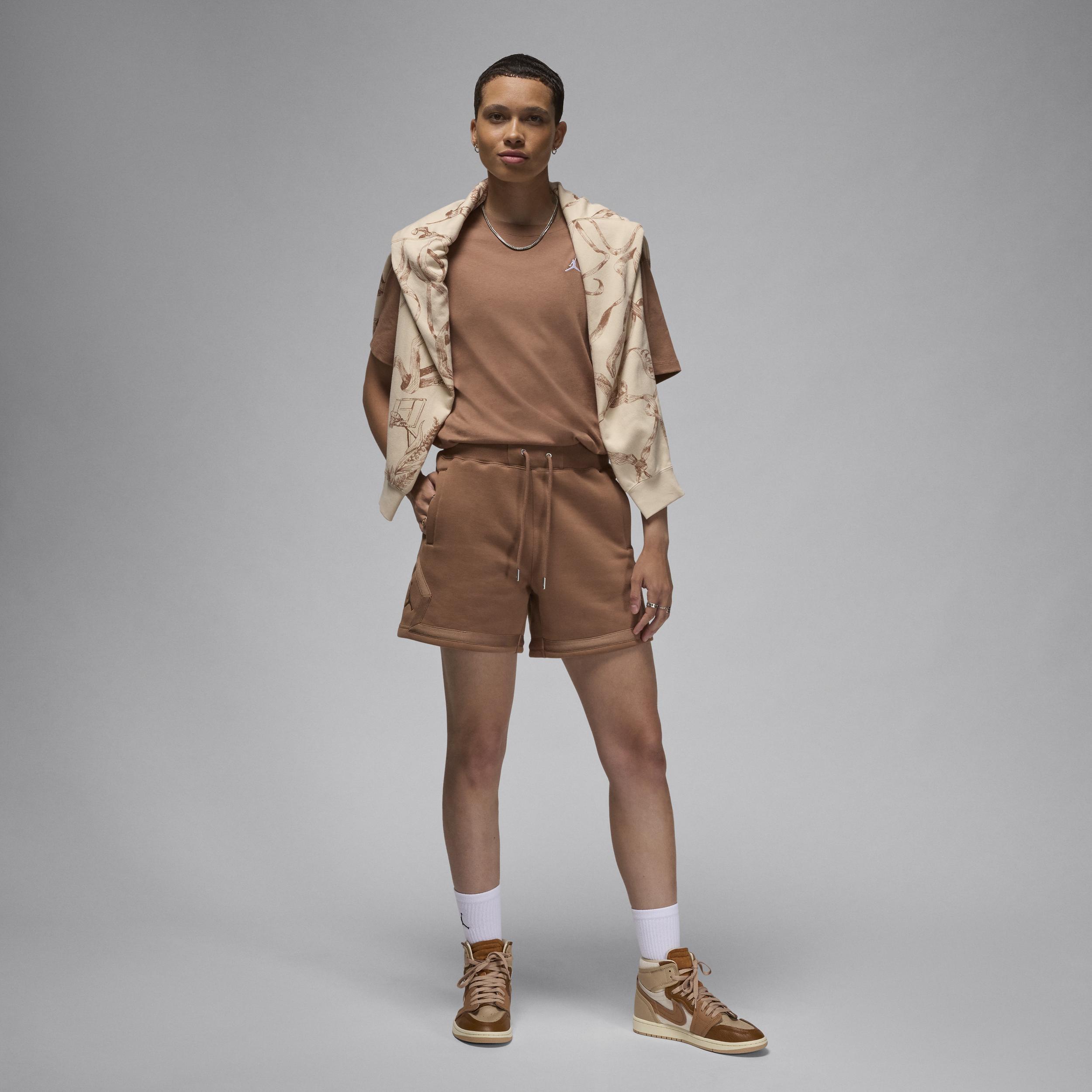 Womens Jordan Flight Fleece Diamond Shorts Product Image