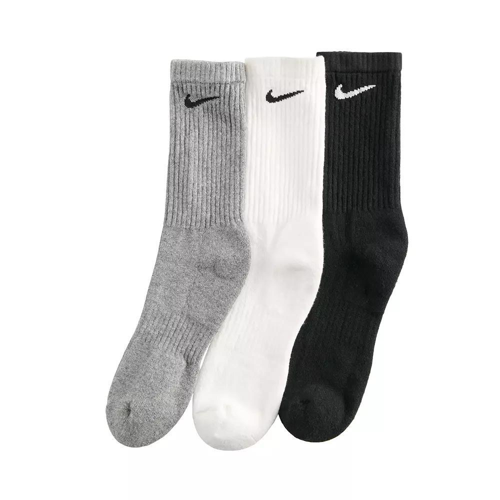 Mens Nike 3-pack Everyday Cushion Crew Training Socks Product Image