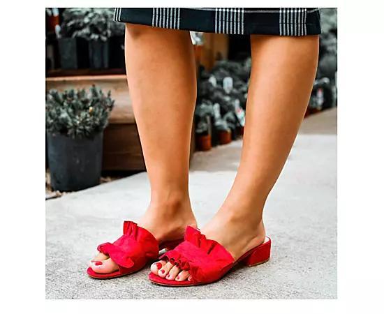 Journee Sabica Womens Mules Brown Product Image