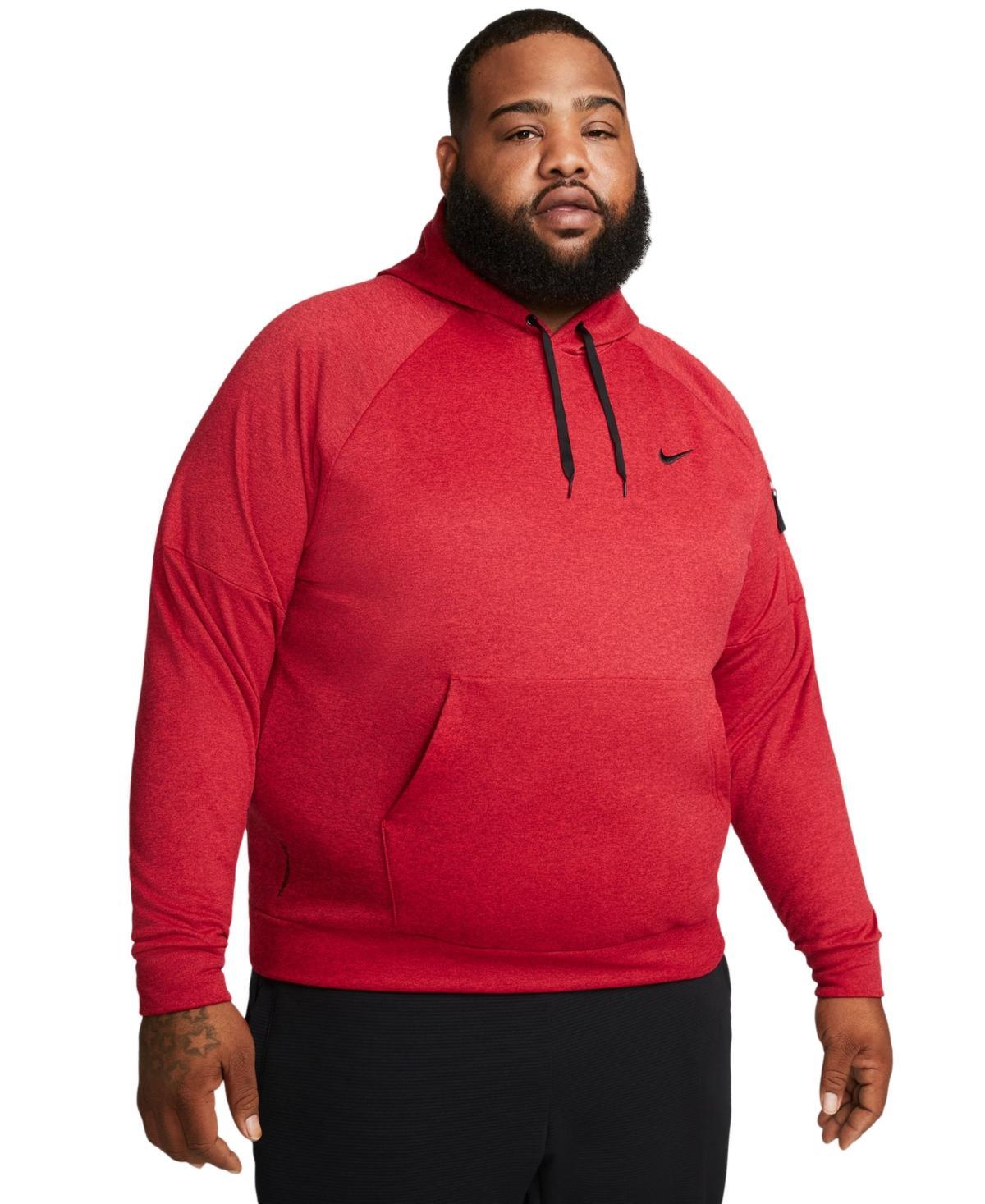 Nike Men's Therma-FIT Pullover Training Hoodie in Black/Black Size 3XL 100% Polyester Product Image