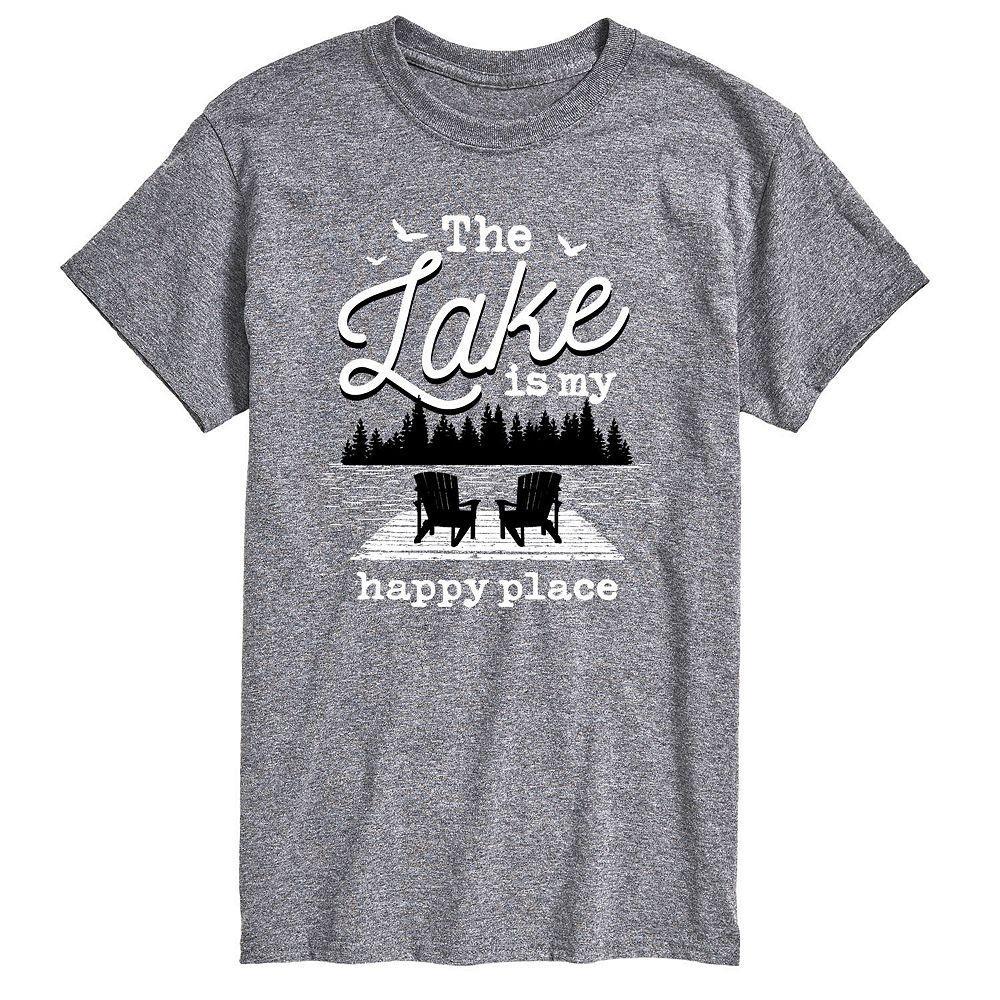 Mens The Lake Is My Happy Place Tee Product Image