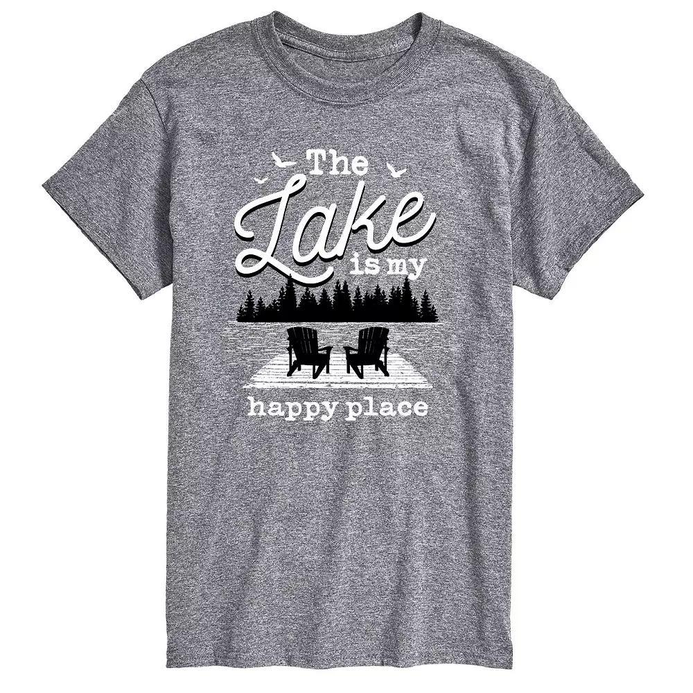 Mens The Lake Is My Happy Place Tee Product Image