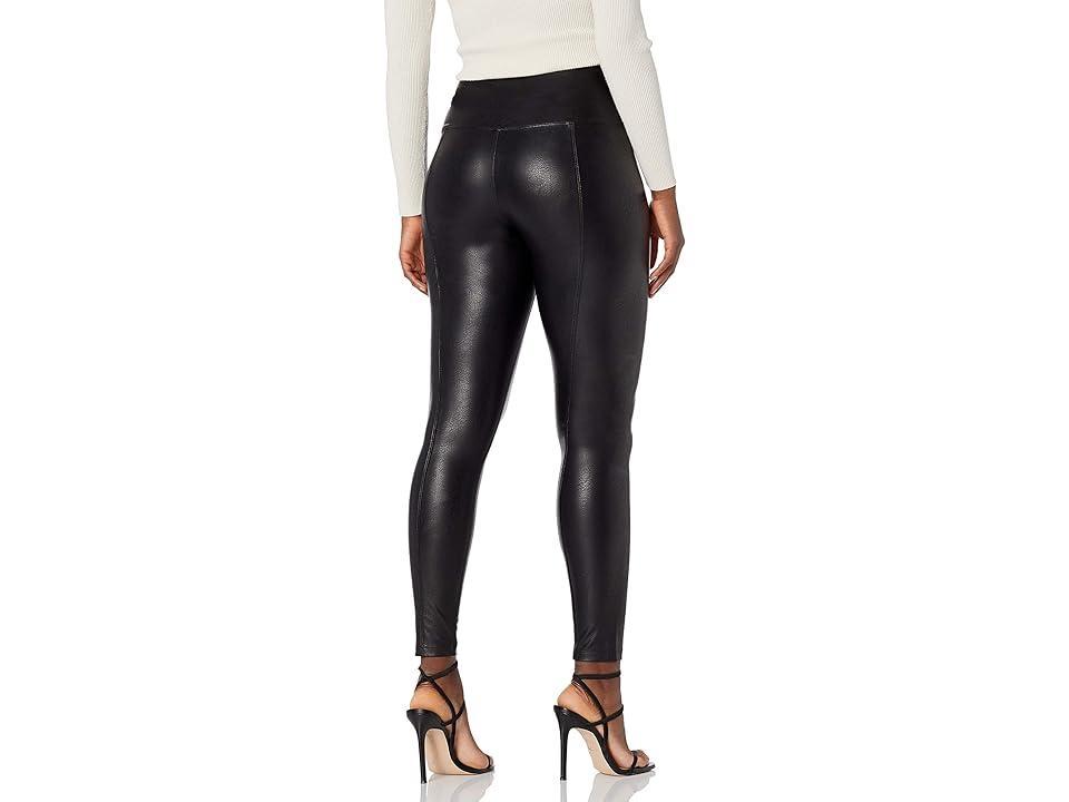 Lysse Textured Leather Leggings (Charcoal) Women's Clothing Product Image