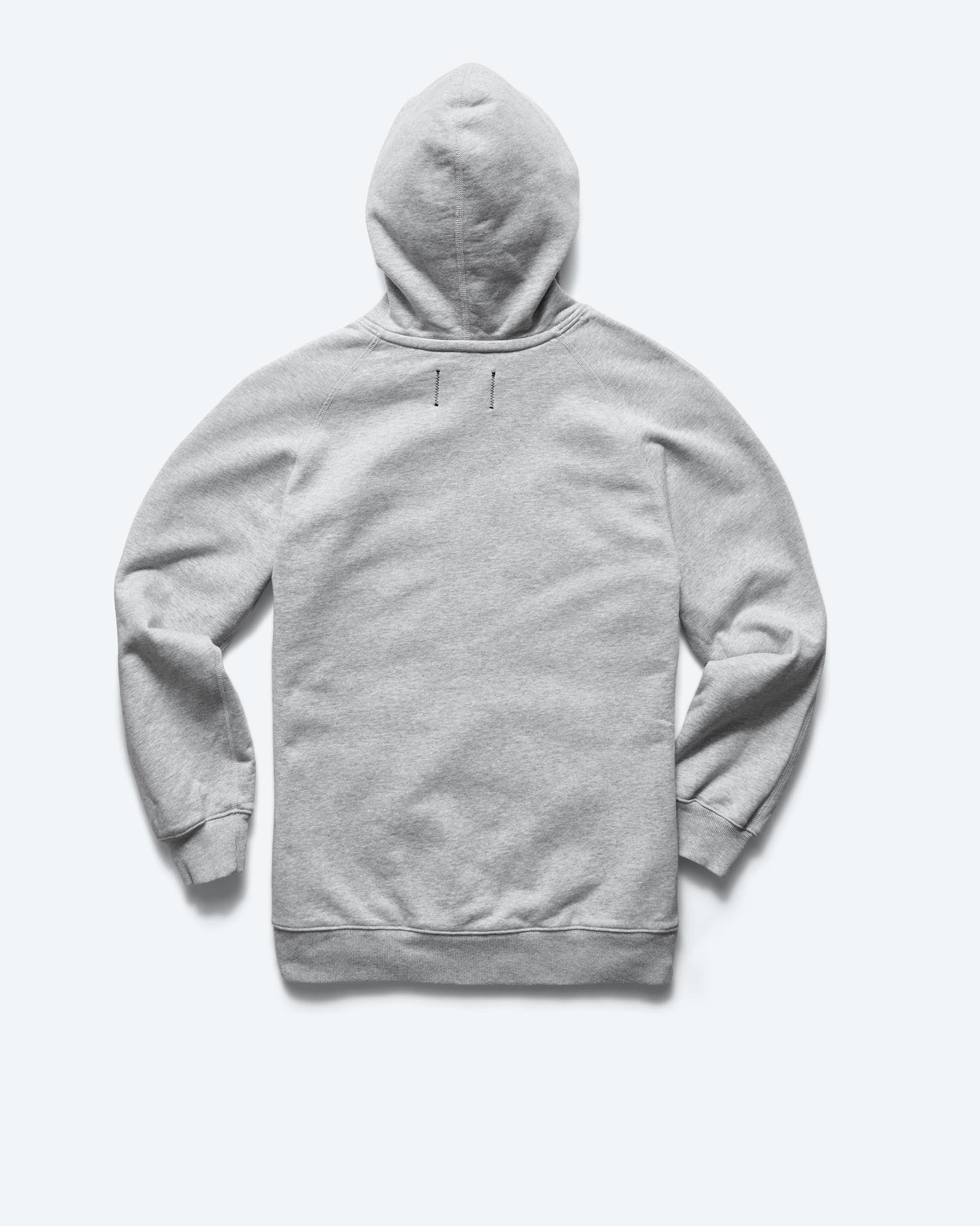 Midweight Terry Classic Full Zip Hoodie - Vault Male Product Image