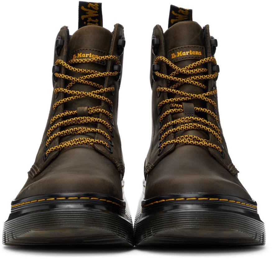 DR. MARTENS' Logo And Ankle Boots In Black Product Image