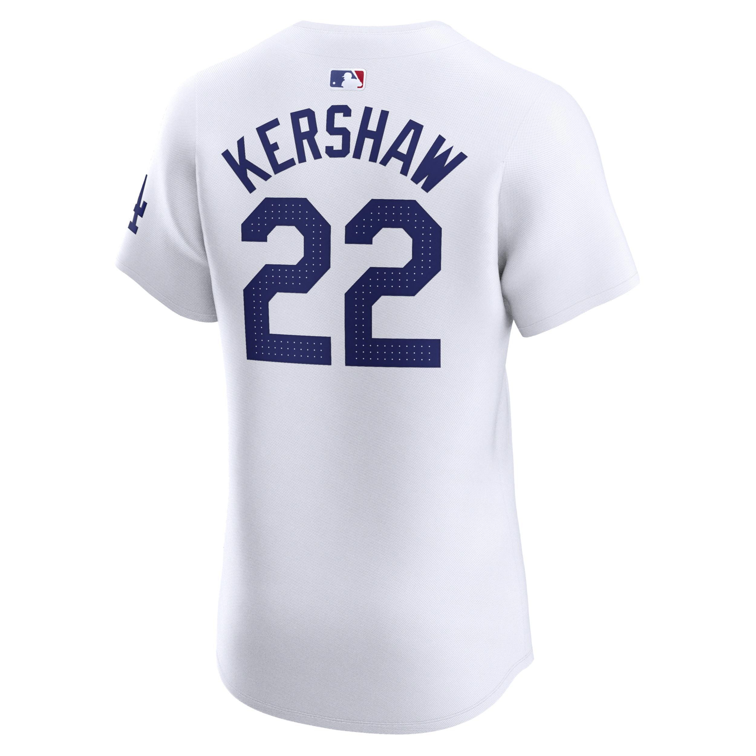 Mens Nike Clayton Kershaw Los Angeles Dodgers Home Elite Player Jersey Product Image