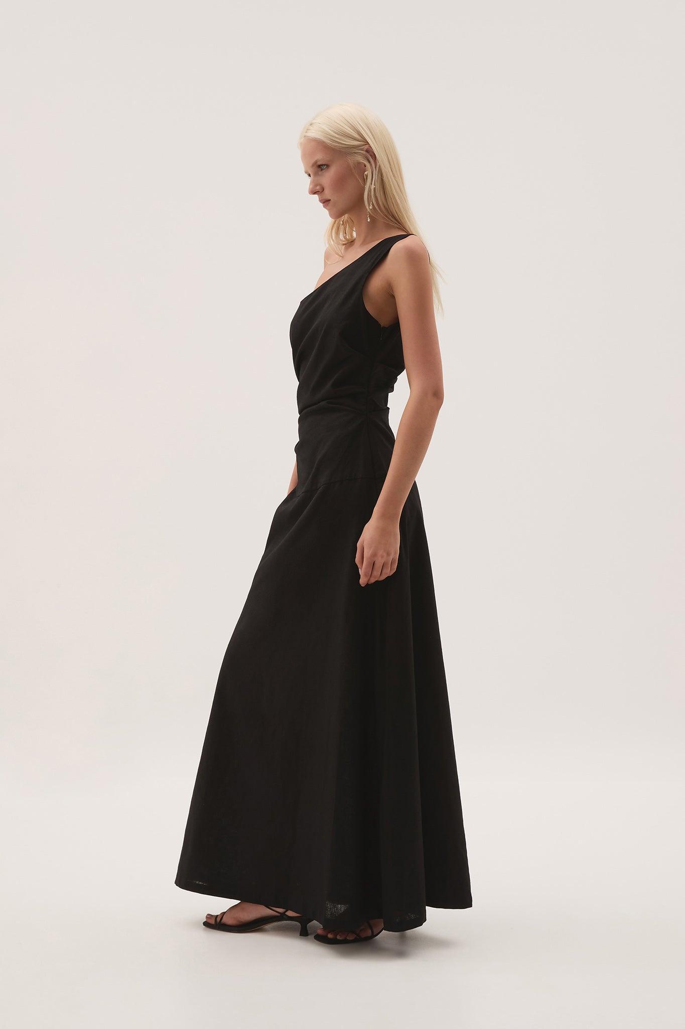 Daze One Shoulder Maxi Dress Product Image