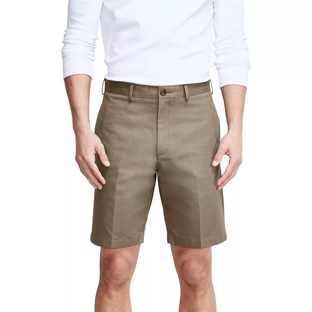 Big & Tall Lands' End Chino Shorts, Men's, Size: 48, Green Product Image