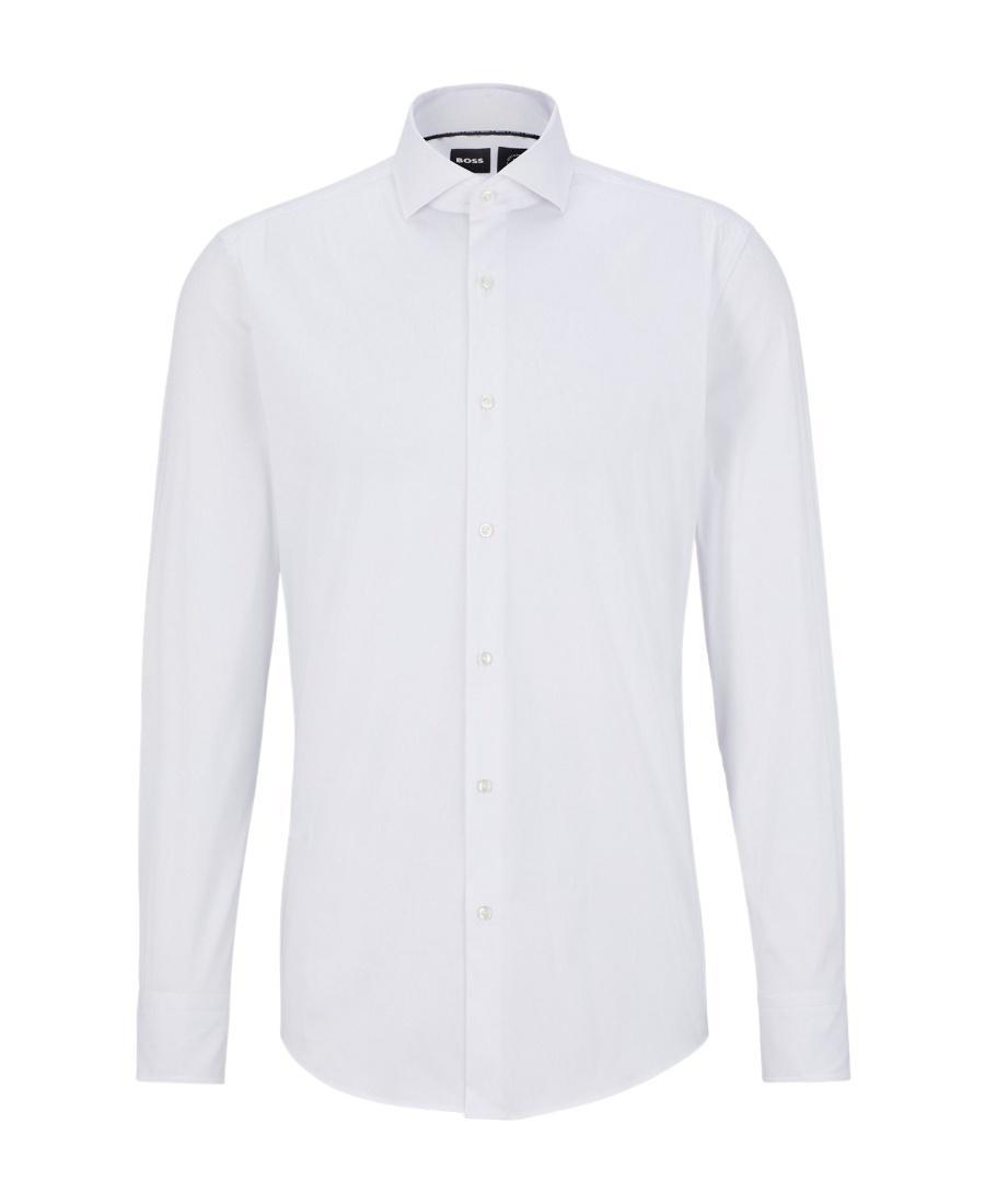 HUGO BOSS Logo Shirt In White Product Image