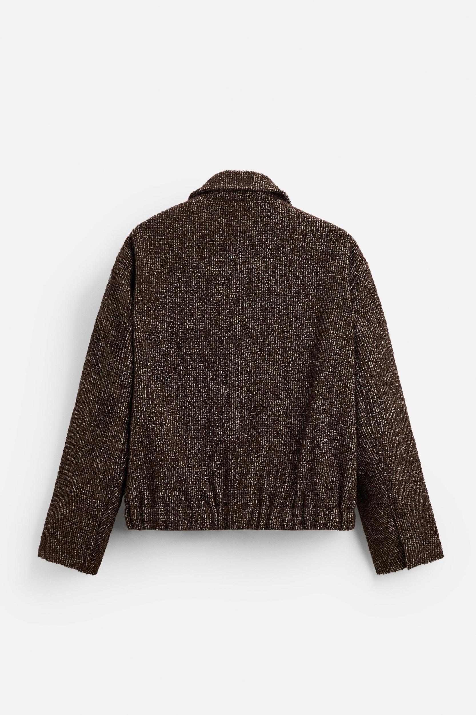 HOUNDSTOOTH TEXTURED JACKET Product Image