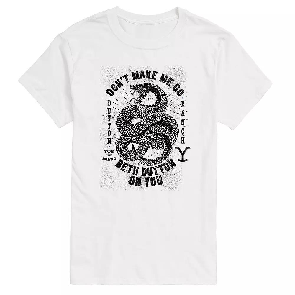 Big & Tall Yellowstone Make Me Go Beth Tee, Mens Product Image