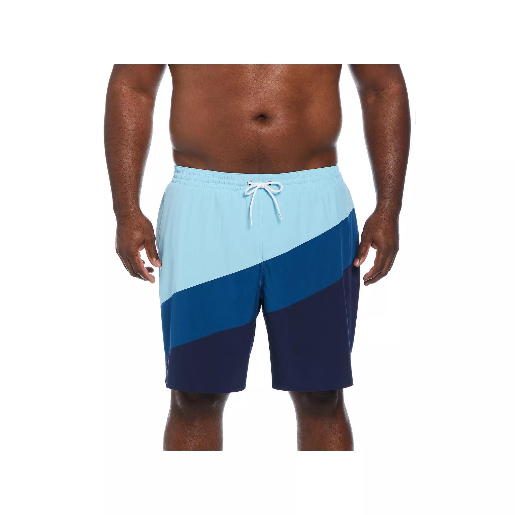 Big & Tall Nike 9-in. Color Surge Volley Swim Trunks, Mens Product Image