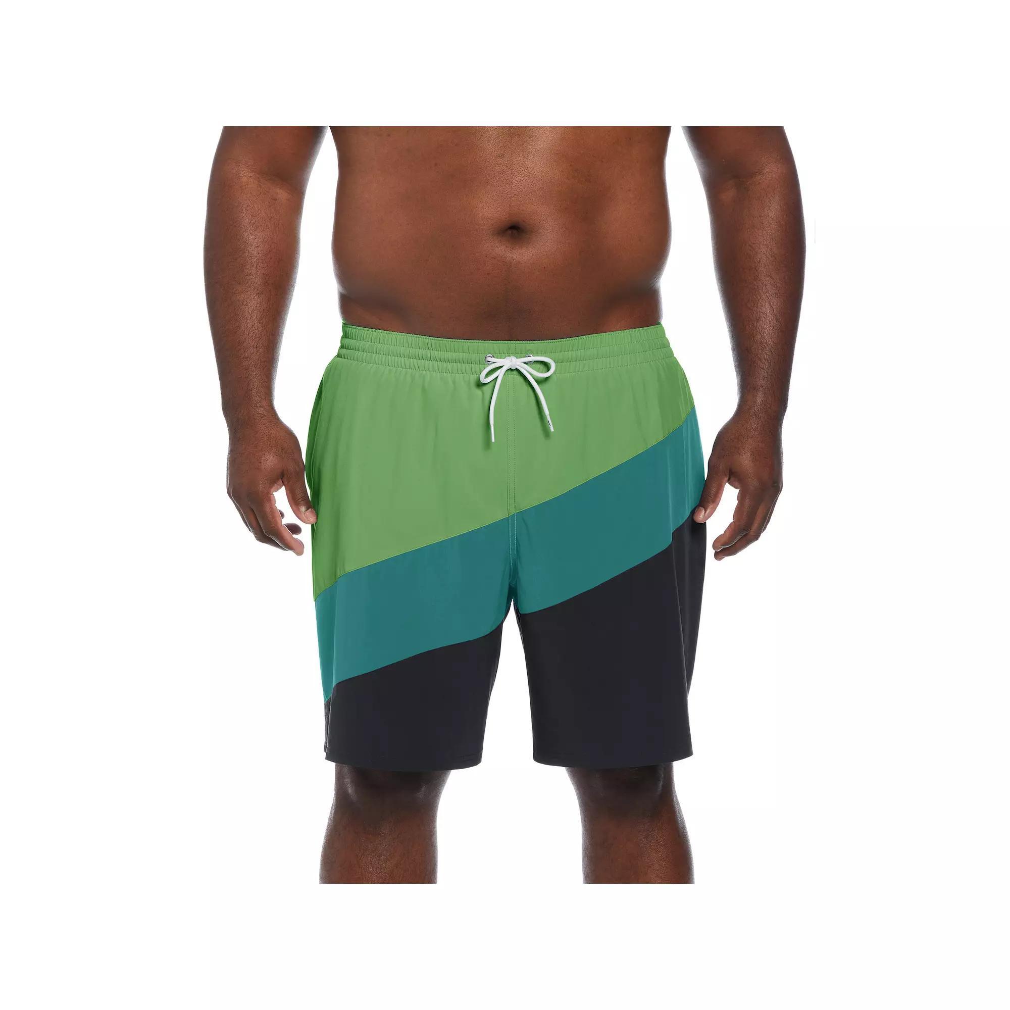 Big & Tall Nike 9-in. Color Surge Volley Swim Trunks, Mens Product Image