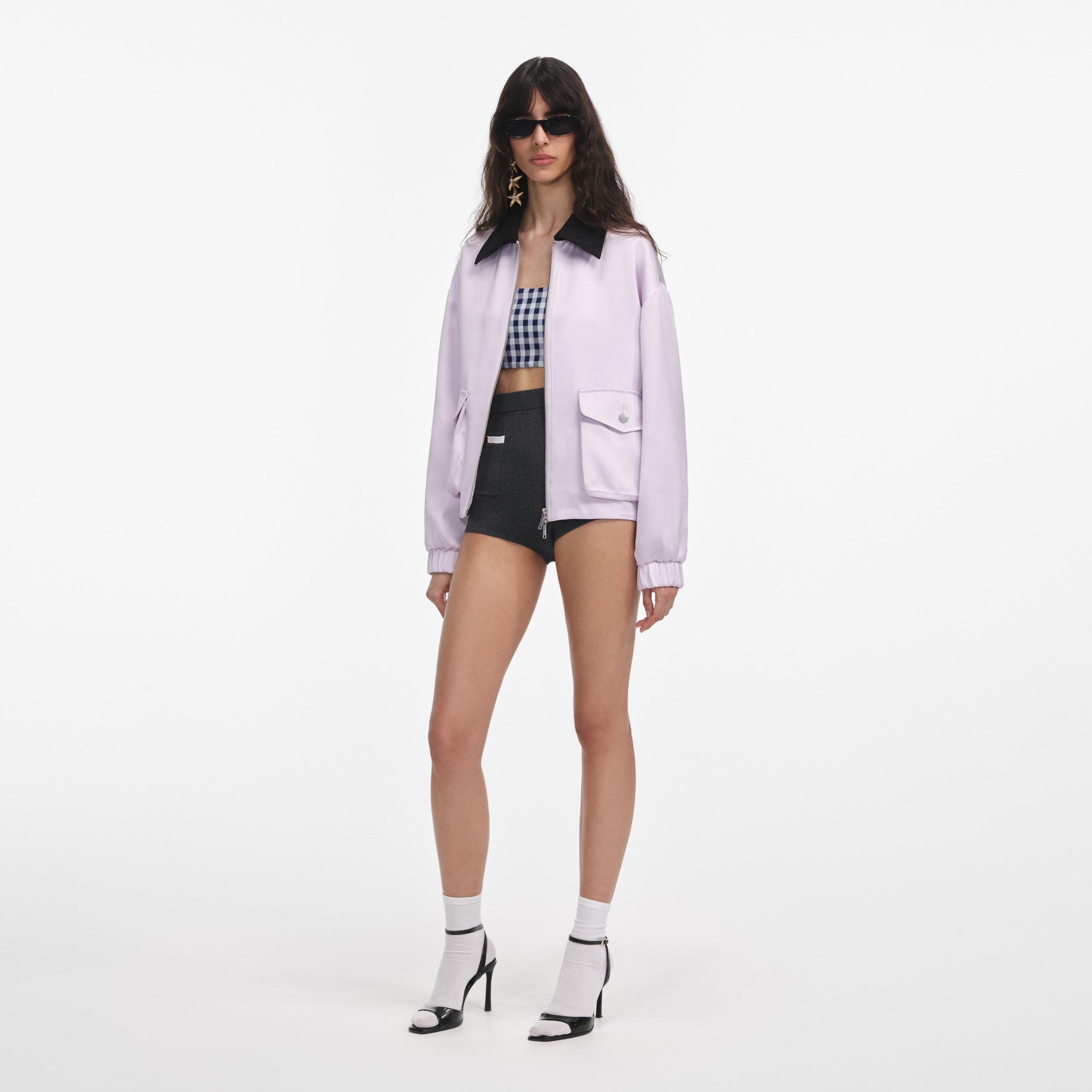 Lilac Viscose Jacket Product Image