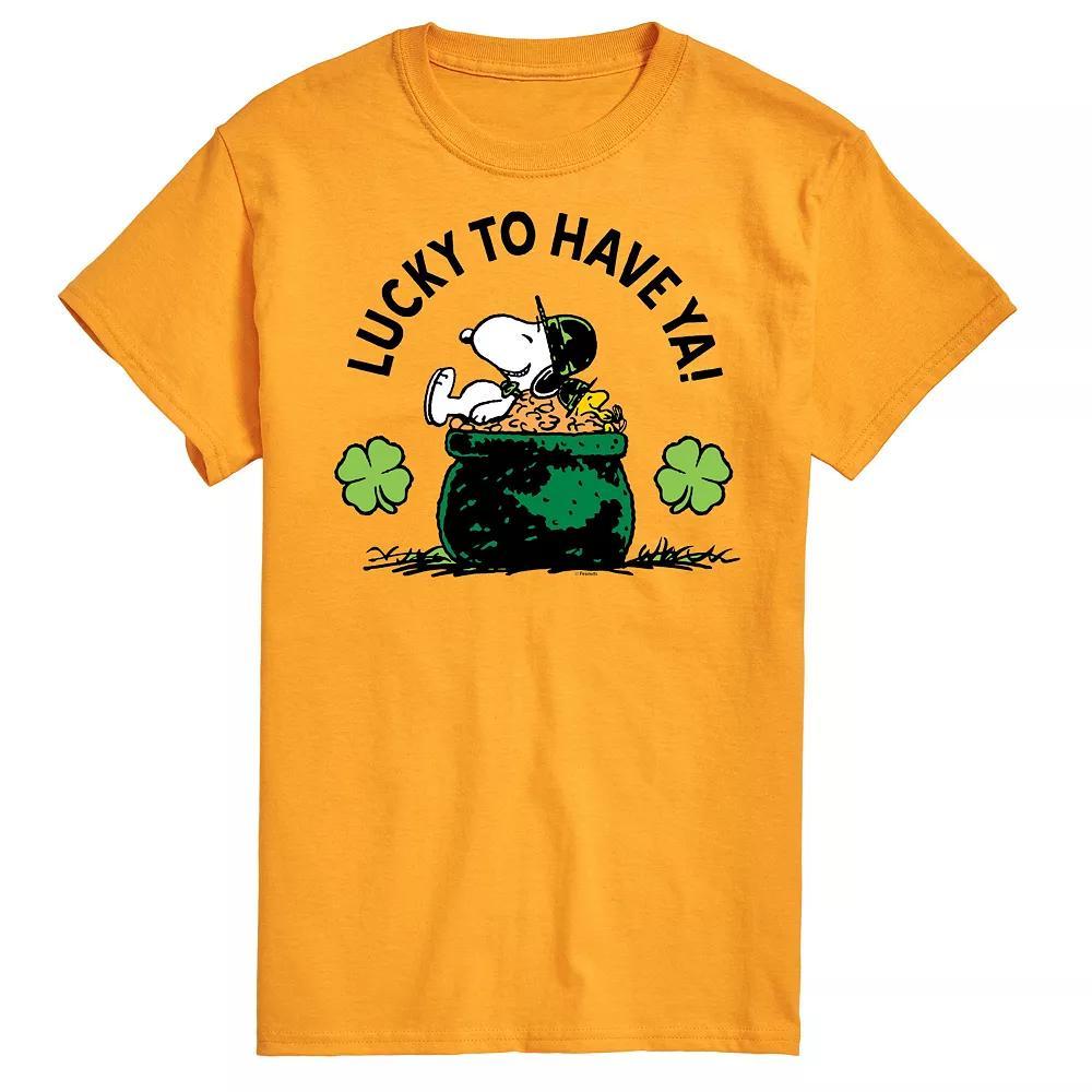 Mens Peanuts Lucky To Have Ya Tee Product Image