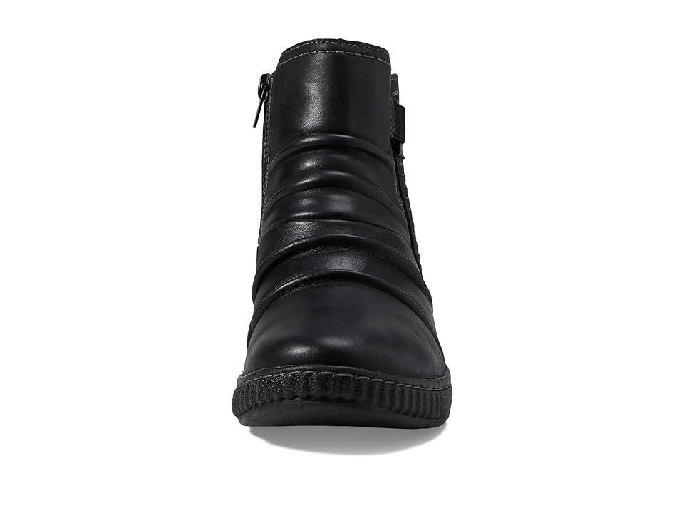 Clarks® Caroline Orchid Women's Leather Ankle Boots, Size: 7.5, Black Product Image