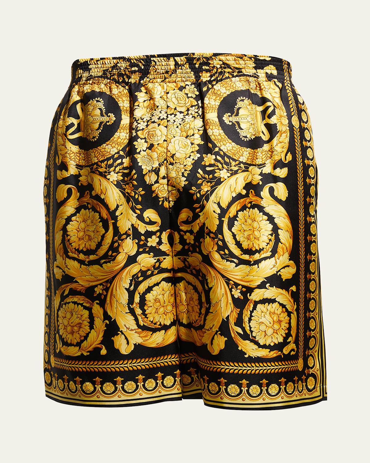 Mens Silk Barocco Shorts Product Image