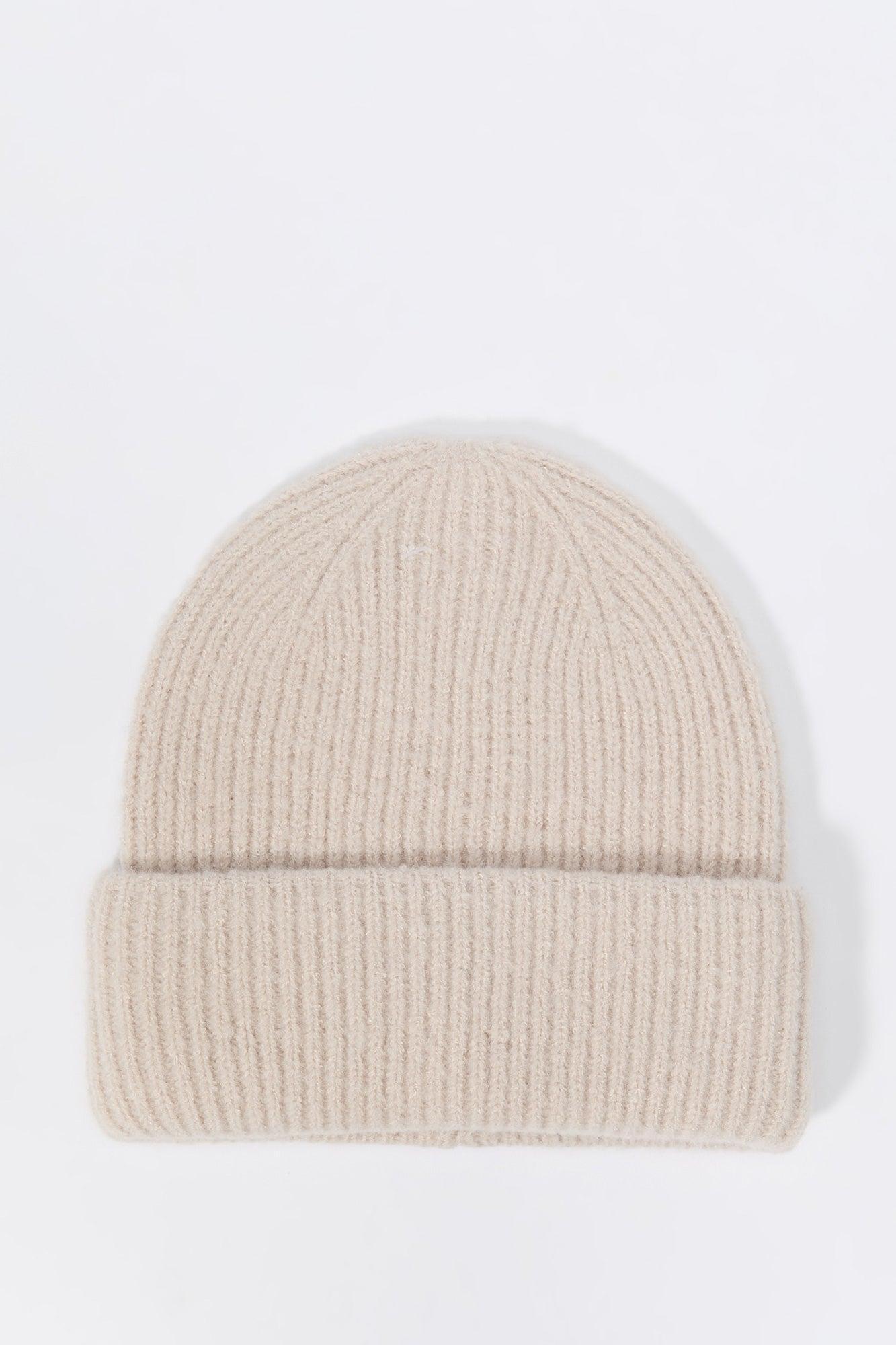 Ribbed Knit Beanie Female Product Image