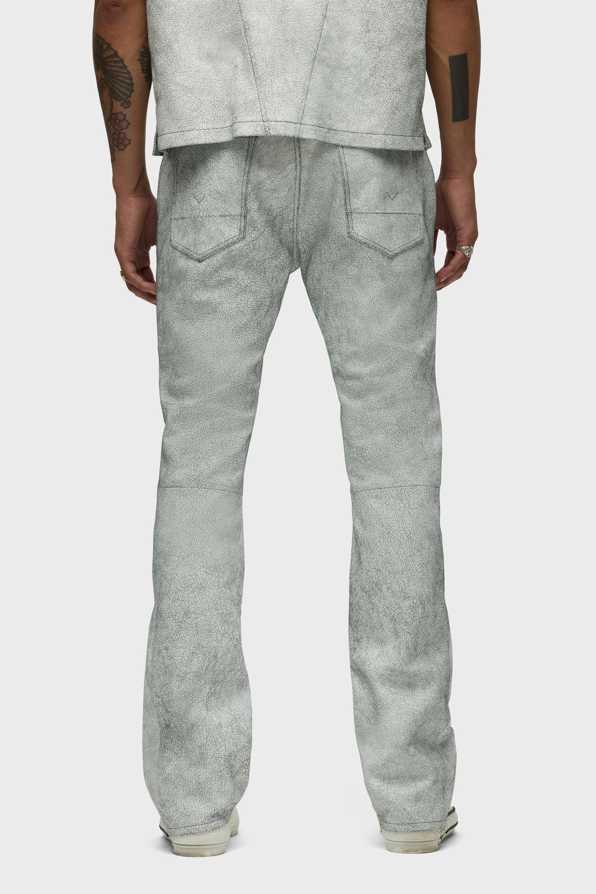 Walker Kick Flare Leather Pant Male Product Image