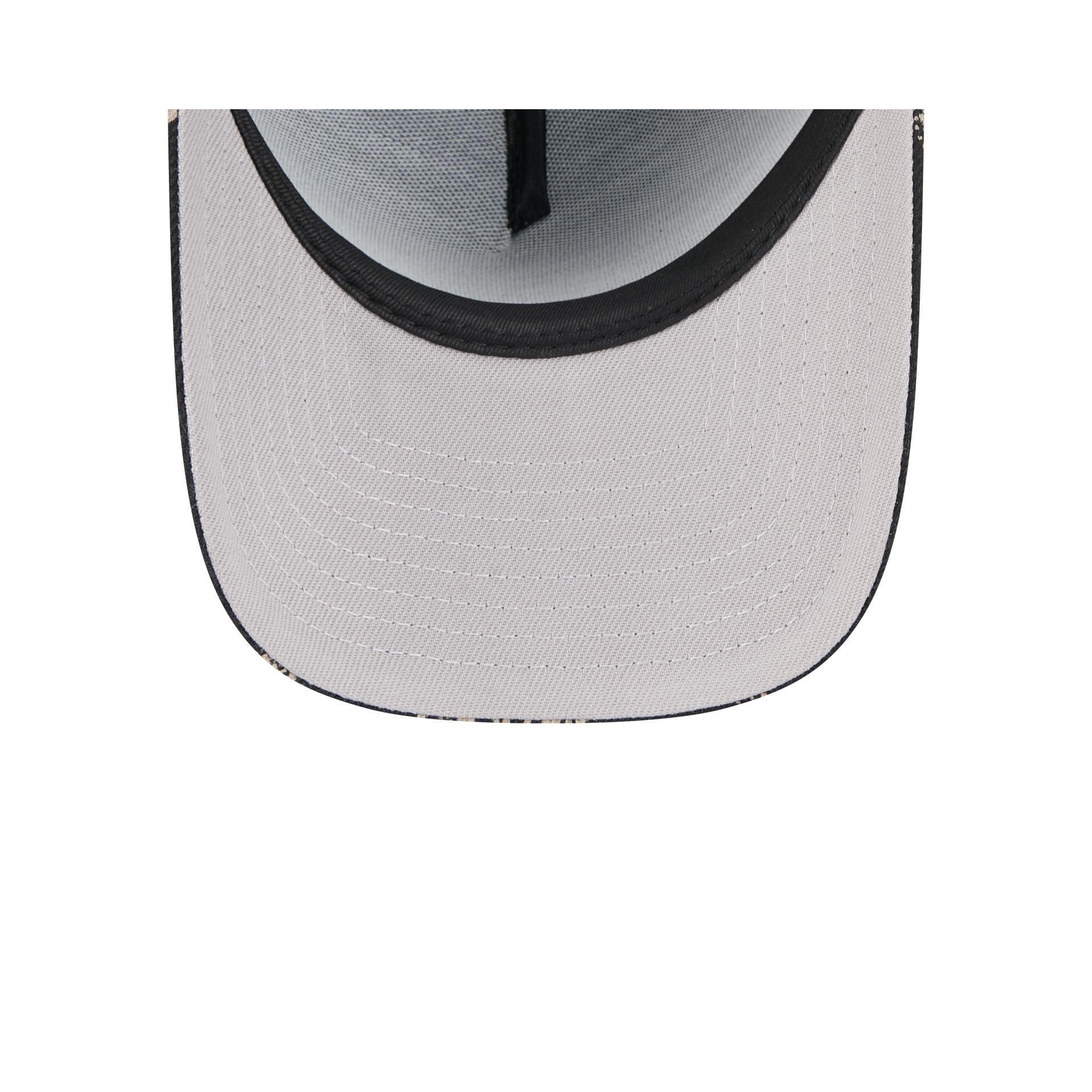 New Era Cap Block Print 9FORTY A-Frame Snapback Hat Male Product Image