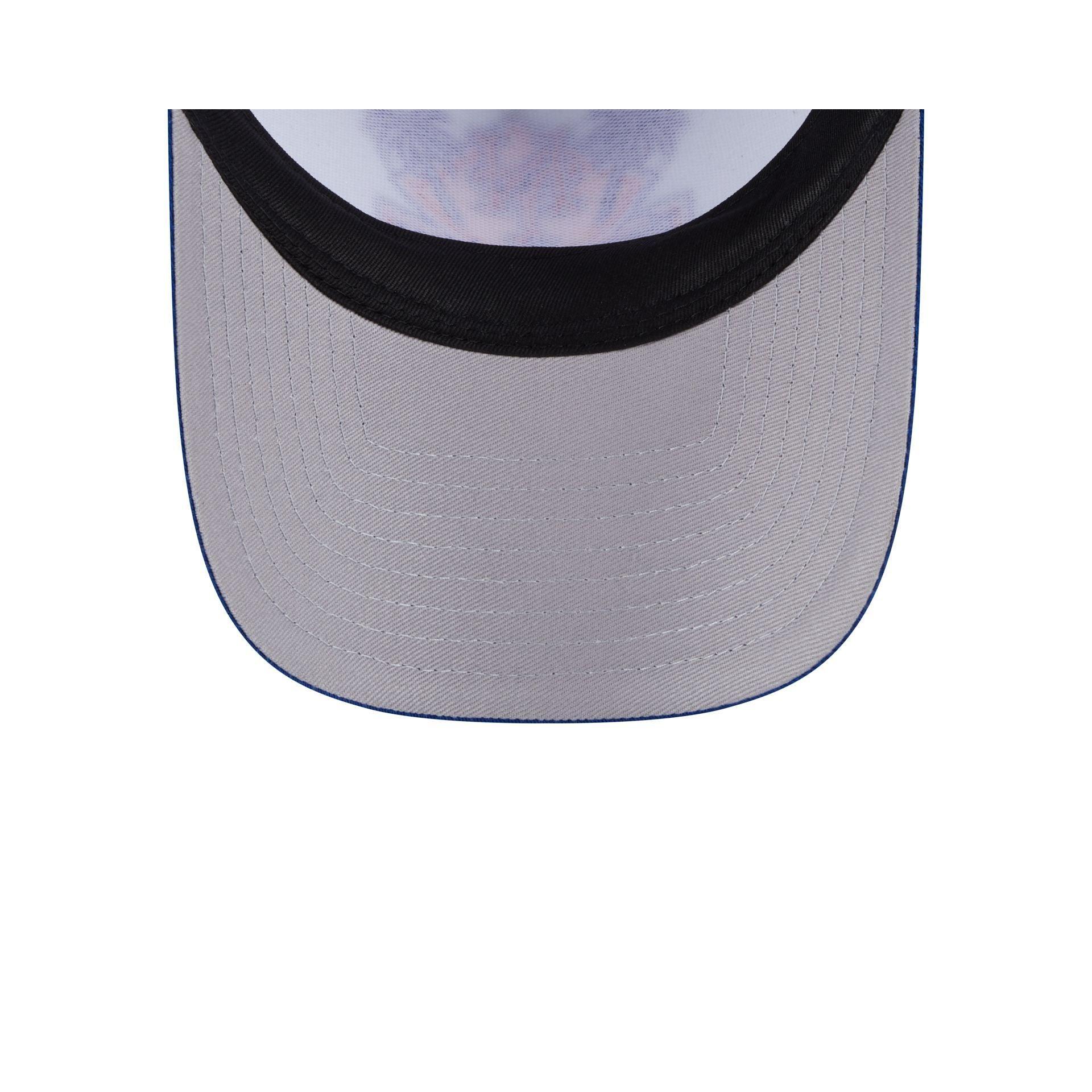 New York Mets Distressed 9FORTY A-Frame Trucker Hat Male Product Image