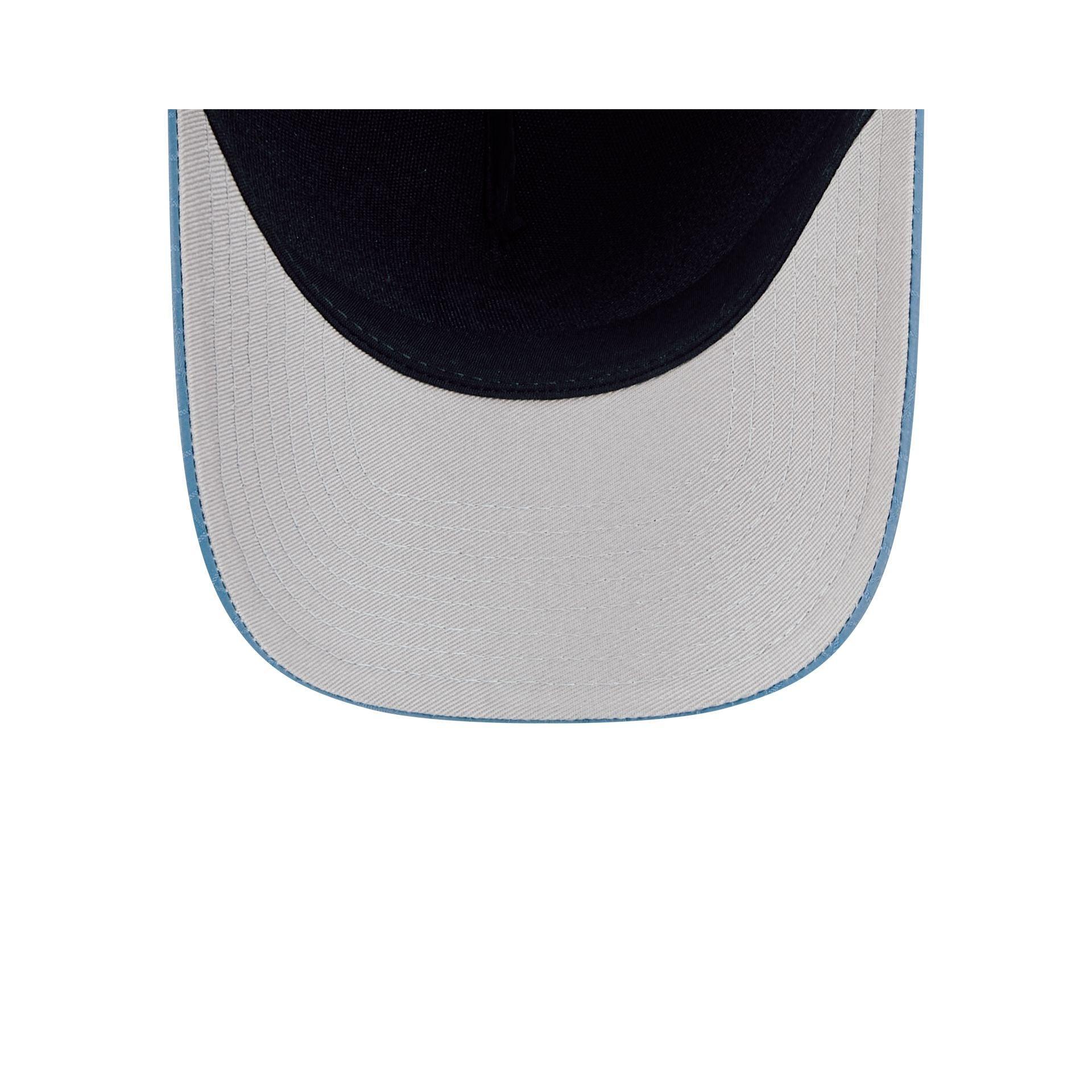 Detroit Tigers Blue Ripstop 9FORTY M-Crown A-Frame Snapback Hat Male Product Image