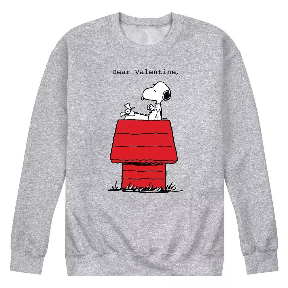 Mens Peanuts Dear Valentine Sweatshirt Product Image