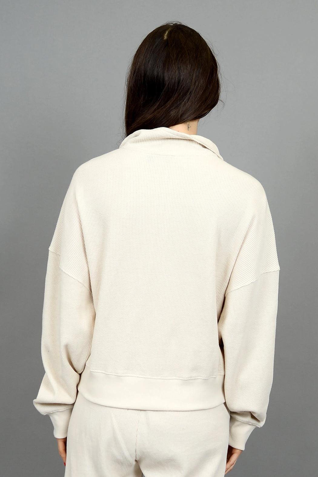 Mailyn Waffle Quarter Zip Product Image