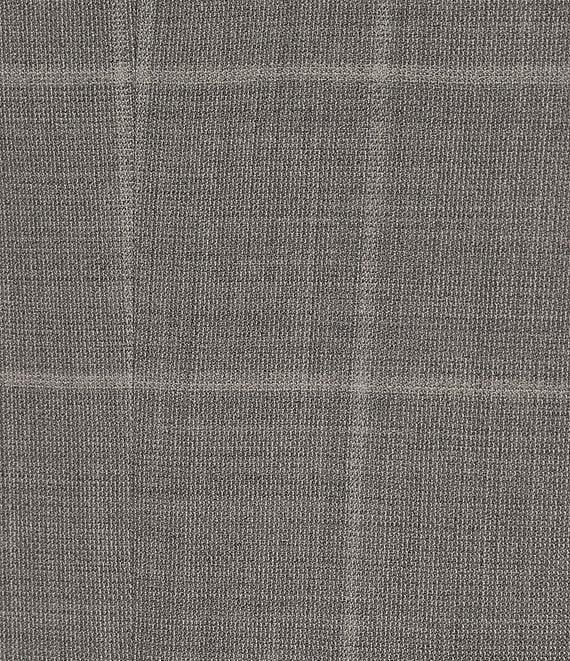 Hickey Freeman Classic Fit Reverse Pleat Front Windowpane 2 Piece Suit Product Image