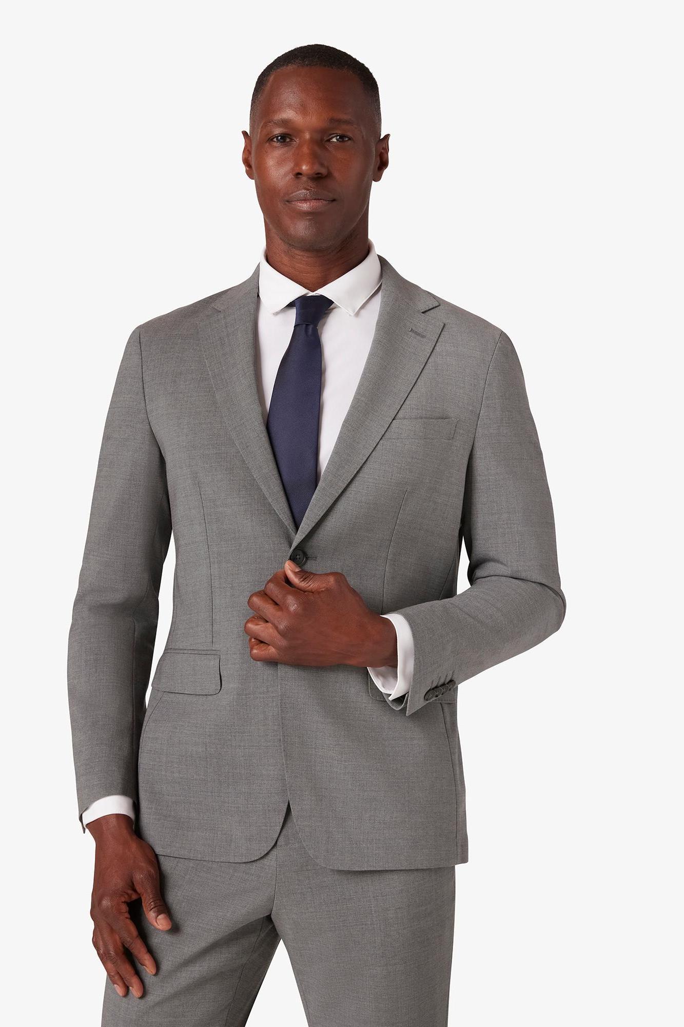 Fresco Suit Jacket- Nickel Heather Product Image