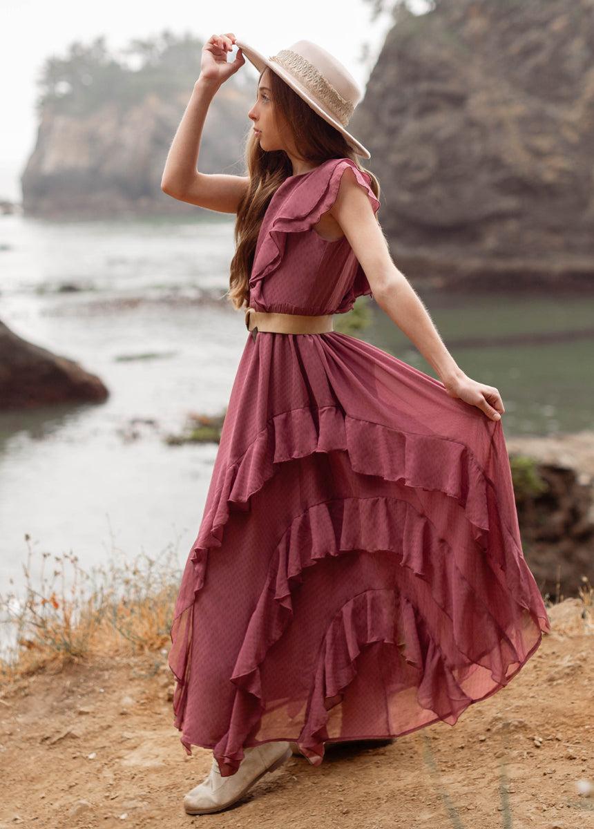 Sylviane Dress in Rosette Girls Product Image