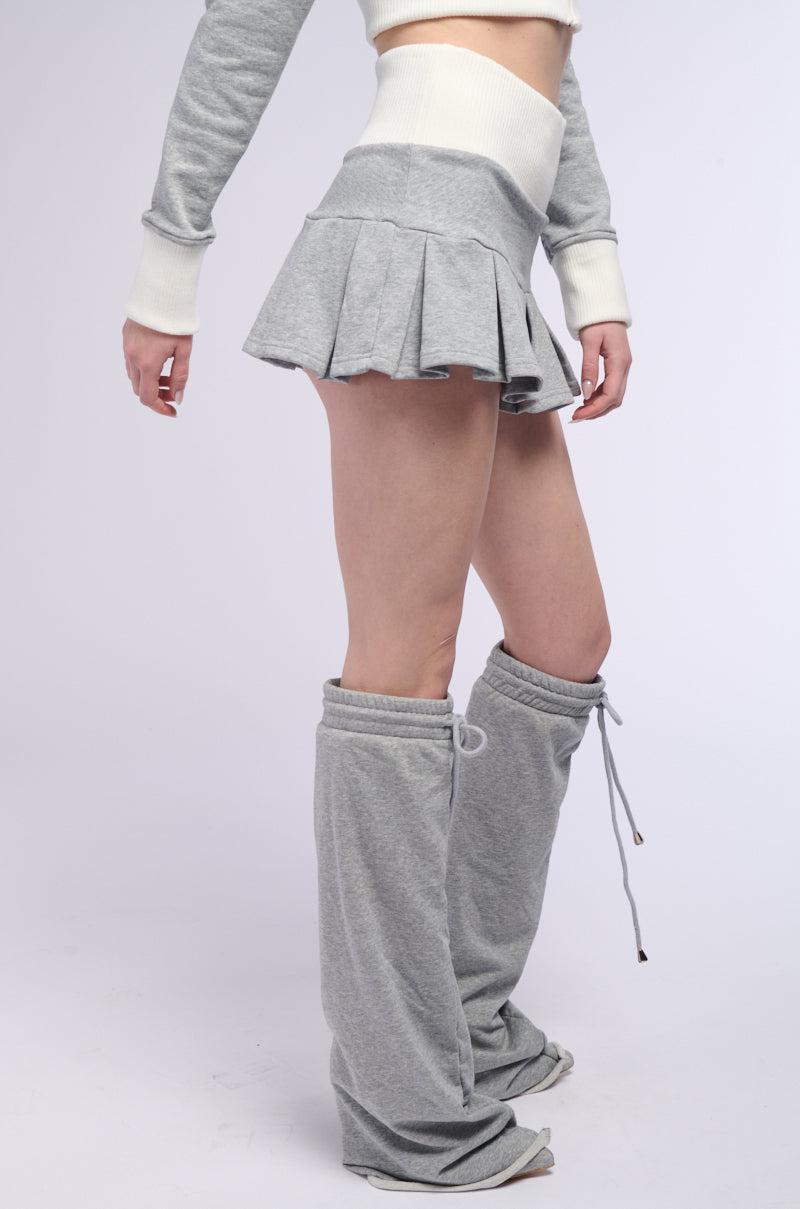 CALL ME MAYBE PLEATED MINI SKIRT Product Image