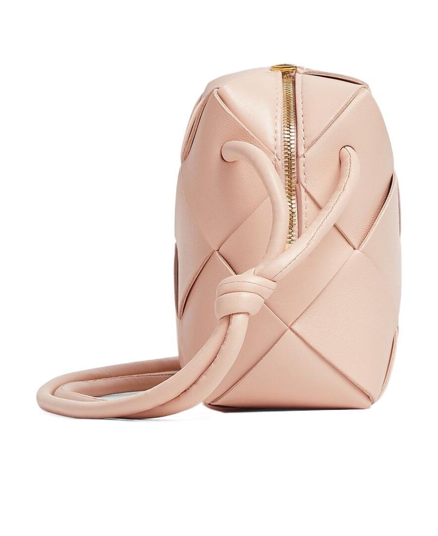 BOTTEGA VENETA Mini Cassette Camera Bag In Nude Product Image