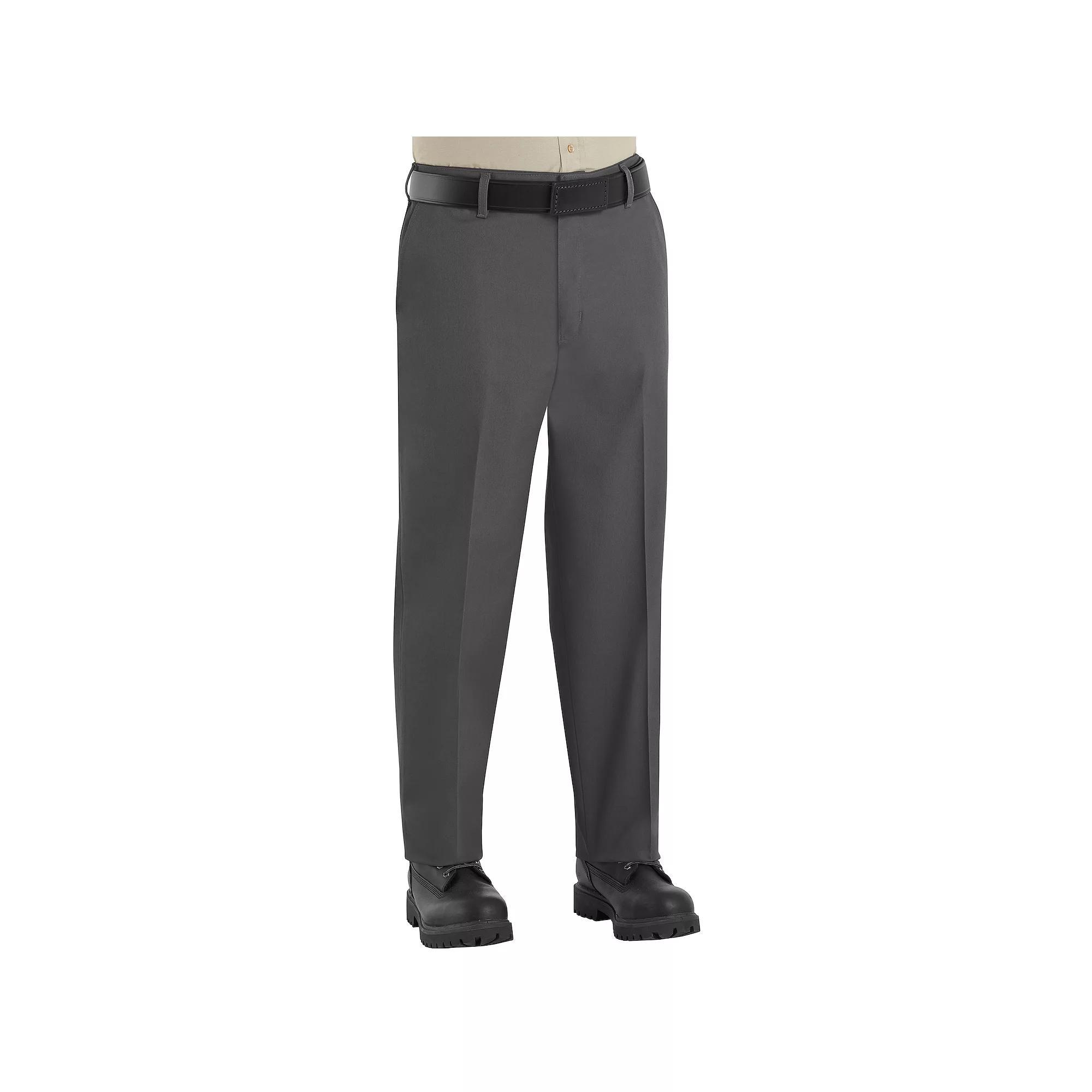 Men's Red Kap Elastic-Insert Work Pants, Size: 42X30, Green Green Product Image