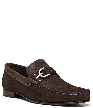 Donald Pliner Mens Dacio Bit Buckle Suede Slip Product Image