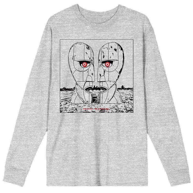 Men's Pink Floyd Division Bell Long Sleeve Tee, Size: Large, Gray Product Image