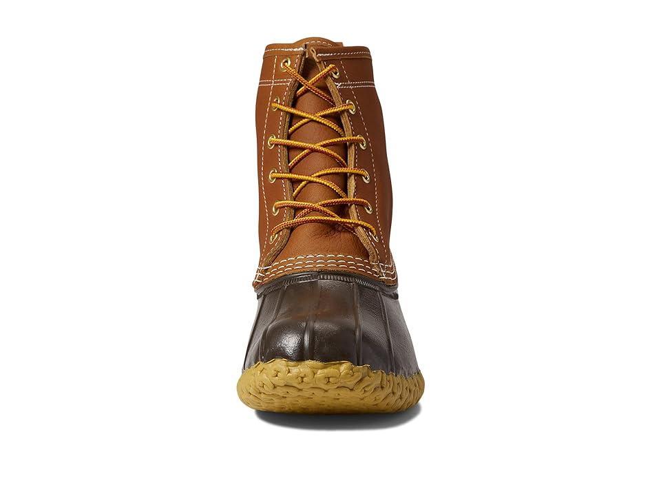 L.L.Bean Bean Boot 8 Leather Primaloft Flannel Lined Brown/Gum/Apple Cinnamon) Men's Shoes Product Image