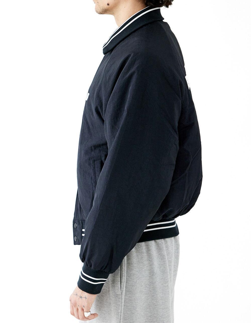 IETS FRANS Padded Mens Varsity Jacket - BLACK Product Image