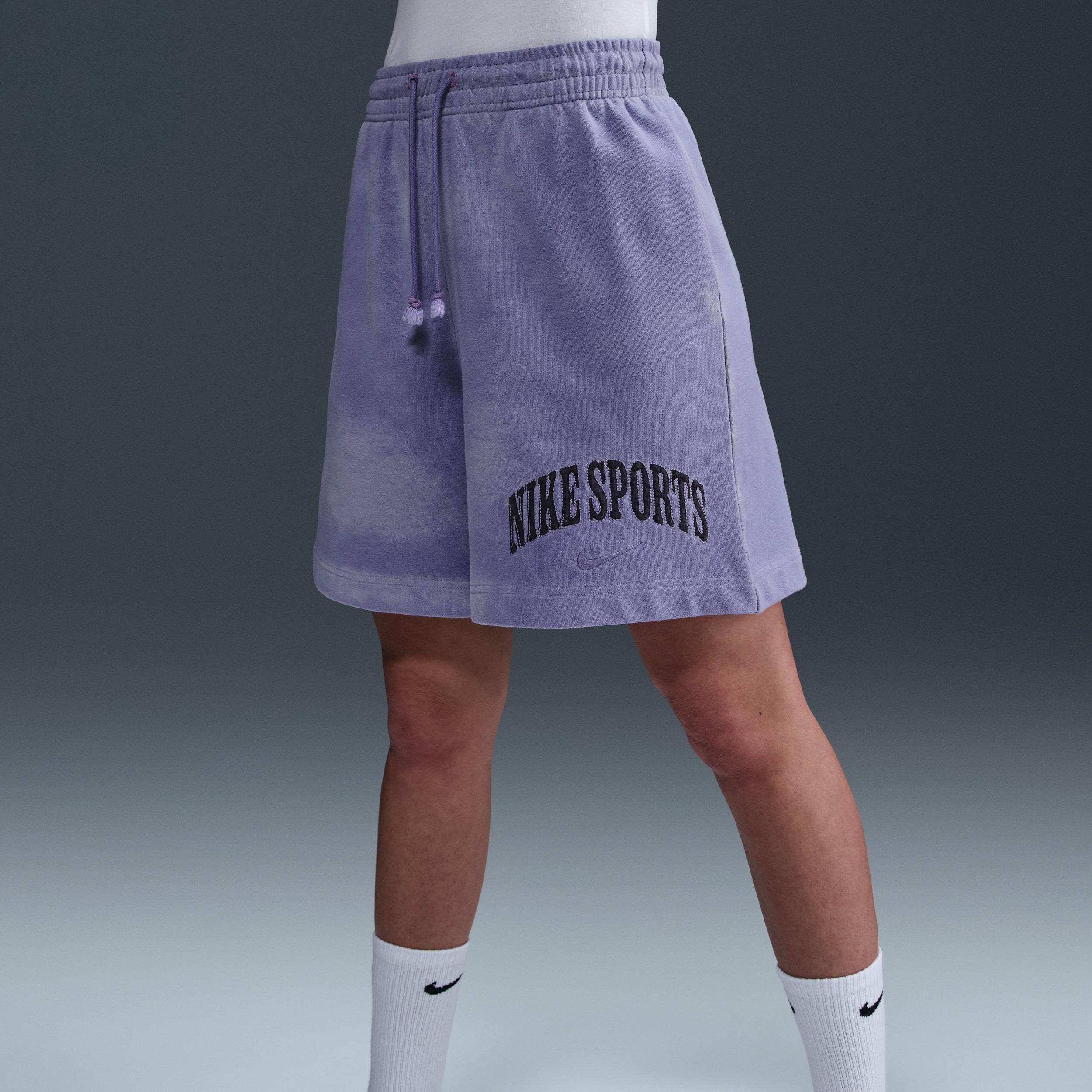 Women's Nike Sportswear Phoenix Fleece High-Waisted French Terry Shorts Product Image