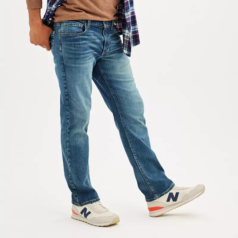 Mens Sonoma Goods For Life Bootcut Jeans Medium Grey Product Image