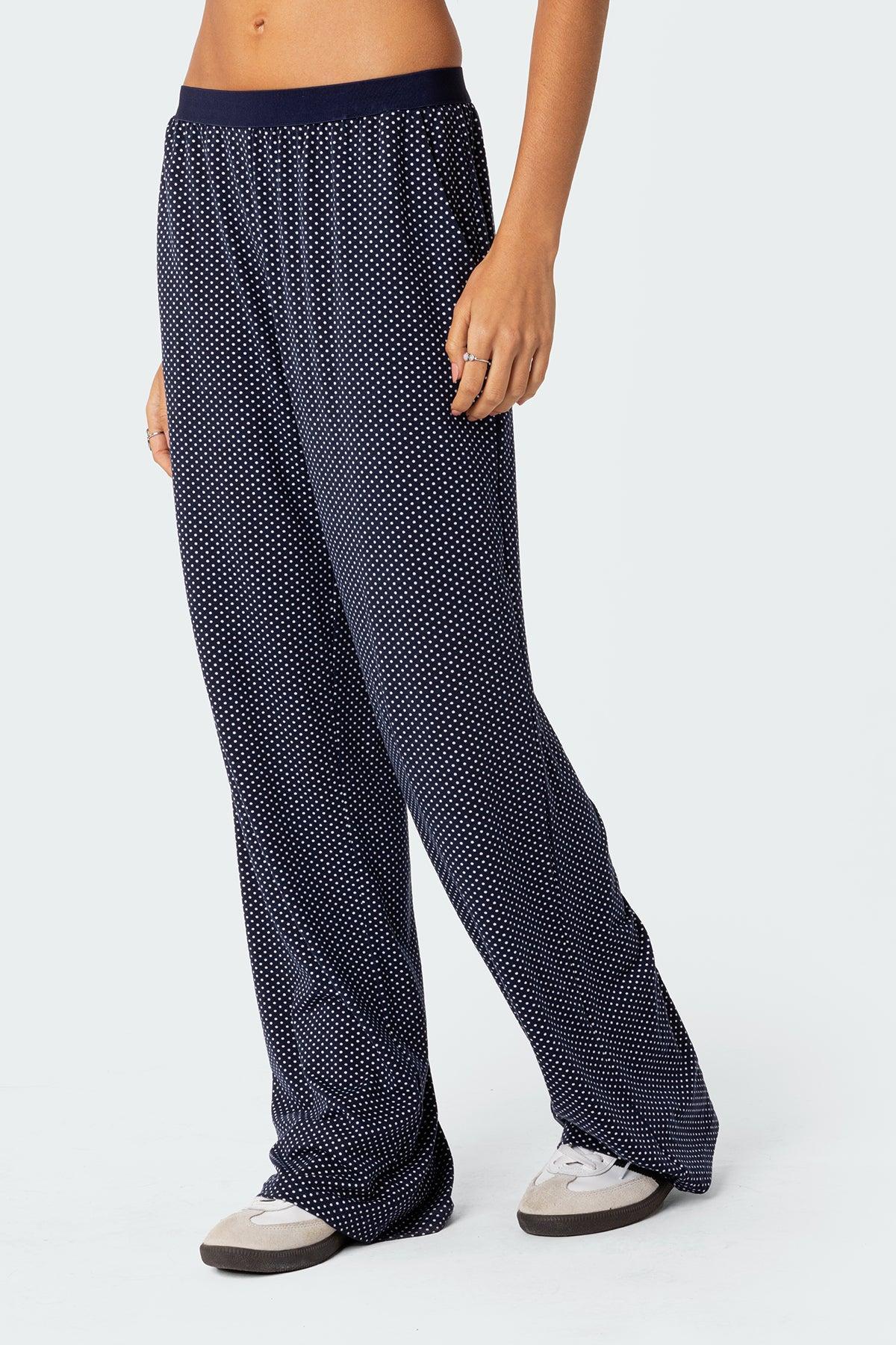 Zariah Slouchy Printed Pants Product Image