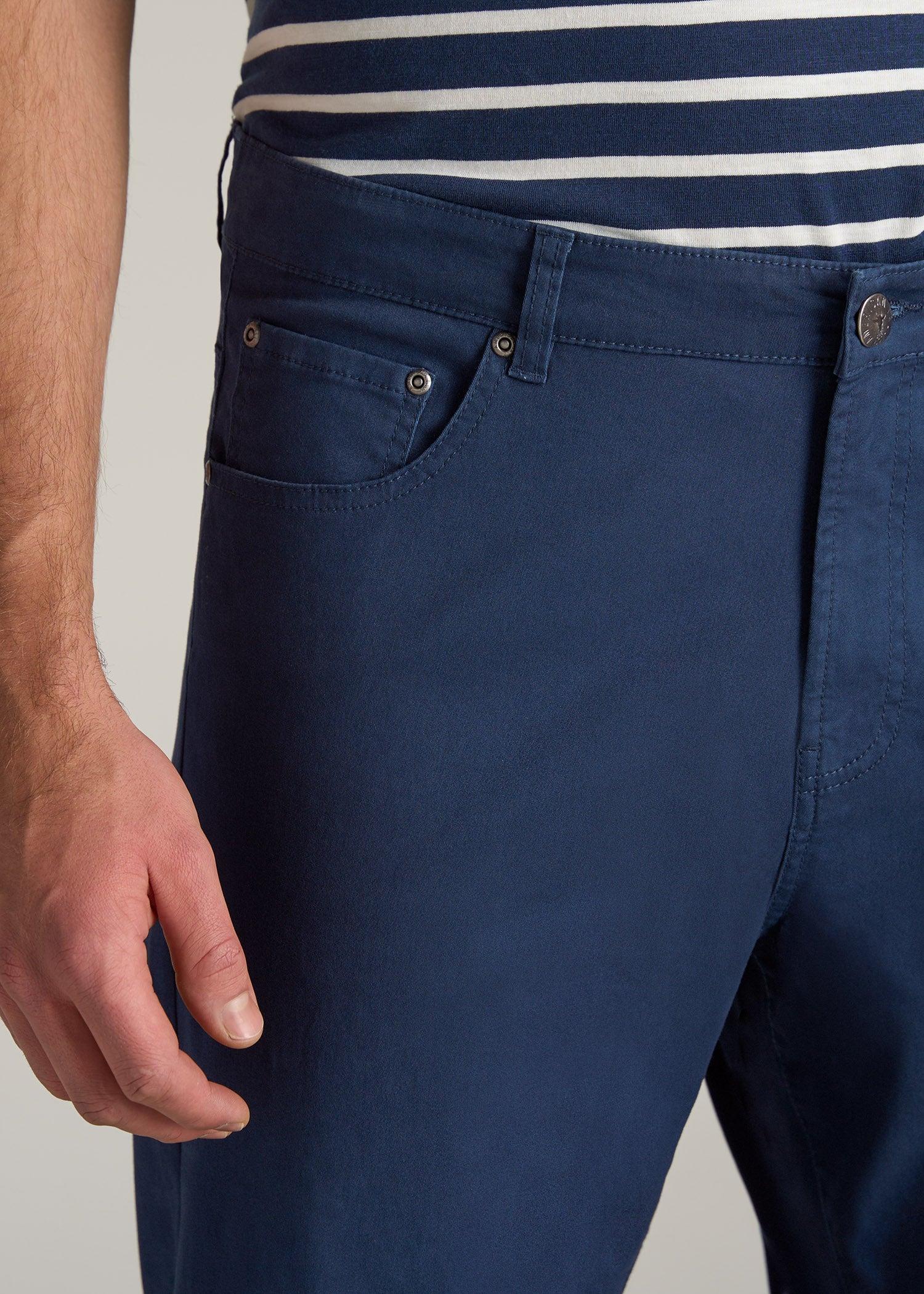 J1 STRAIGHT Leg Five-Pocket Pants for Tall Men in Camo Green Product Image