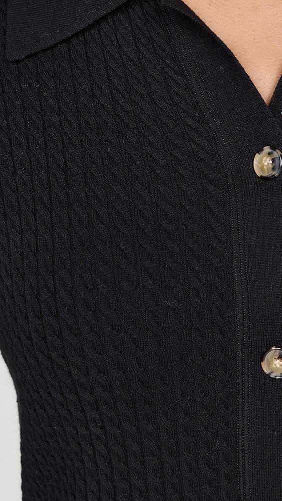 Proenza Schouler White Label Phillips Knit Dress in Micro Cable | Shopbop Product Image