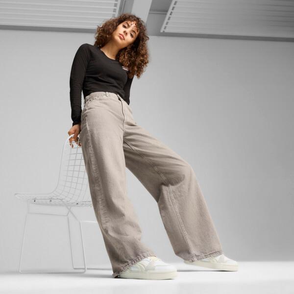 PUMA CA Pro Lux III Winter Volume Women's Sneakers in White/Warm White Product Image