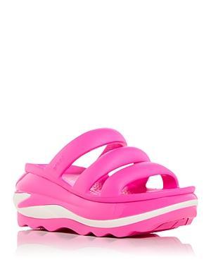 Crocs Womens Mega Crush Triple Strap Platform Slide Sandals Product Image
