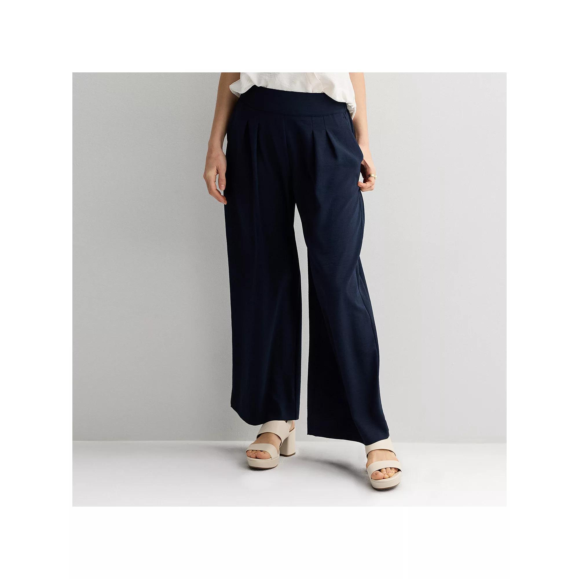 Women's Nine West Pull-On Wide Leg Pants, Size: XS, Captain Product Image