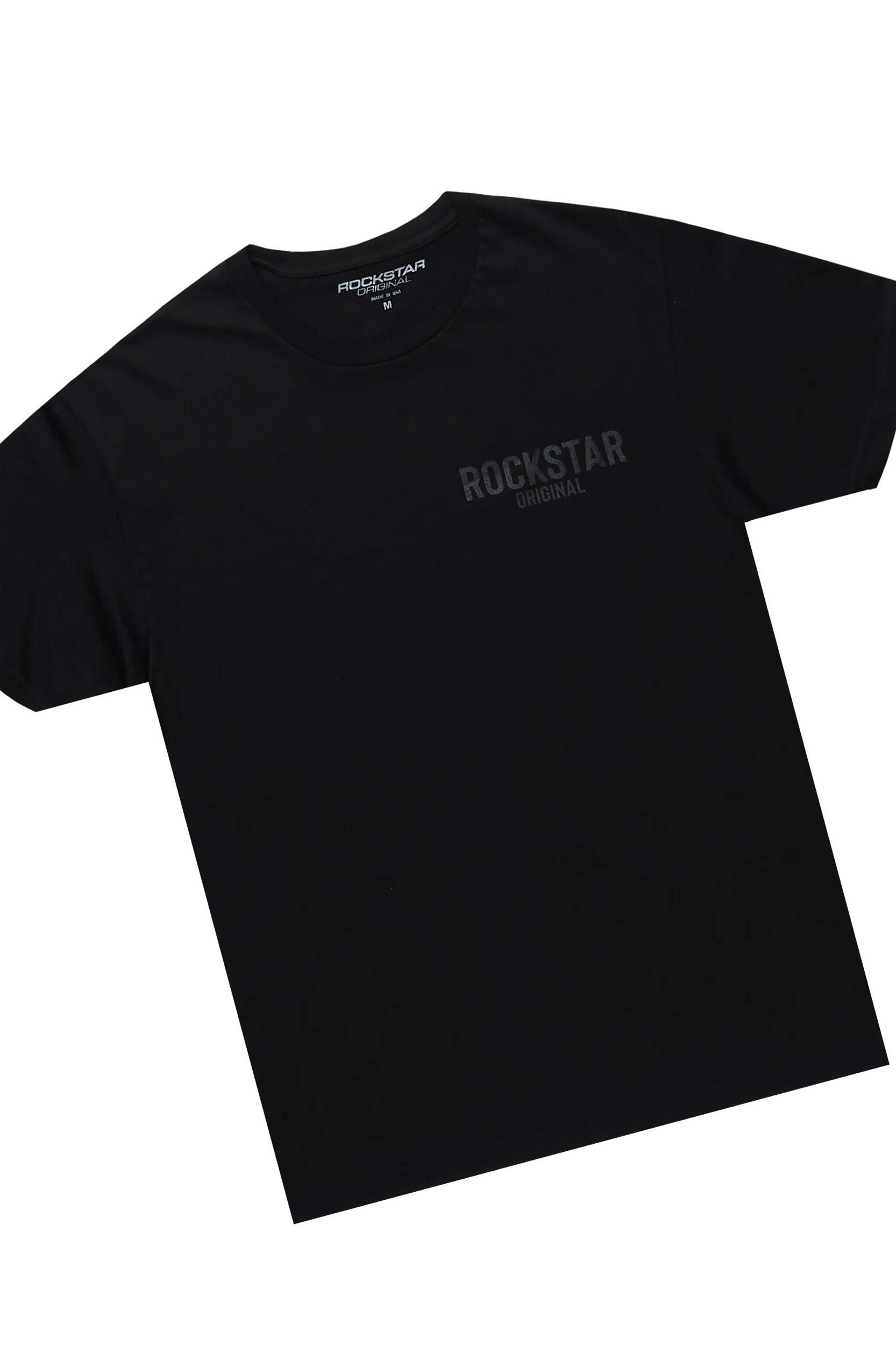 Fana Black/Black T-Shirt Short Set Female Product Image