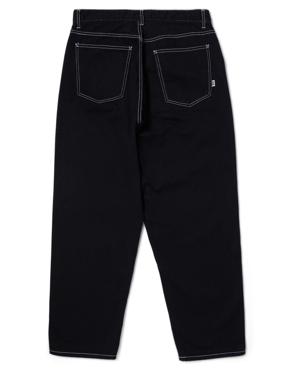 HUF Cromer Signature Pant Mens Baggy Jeans - BLK/WHT Product Image